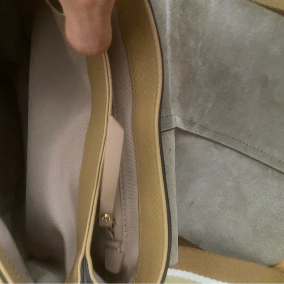 NEW 2-1 GIANNI CHIARINI |Leather Crossbody Bag In Beige - Picture 7 of 12